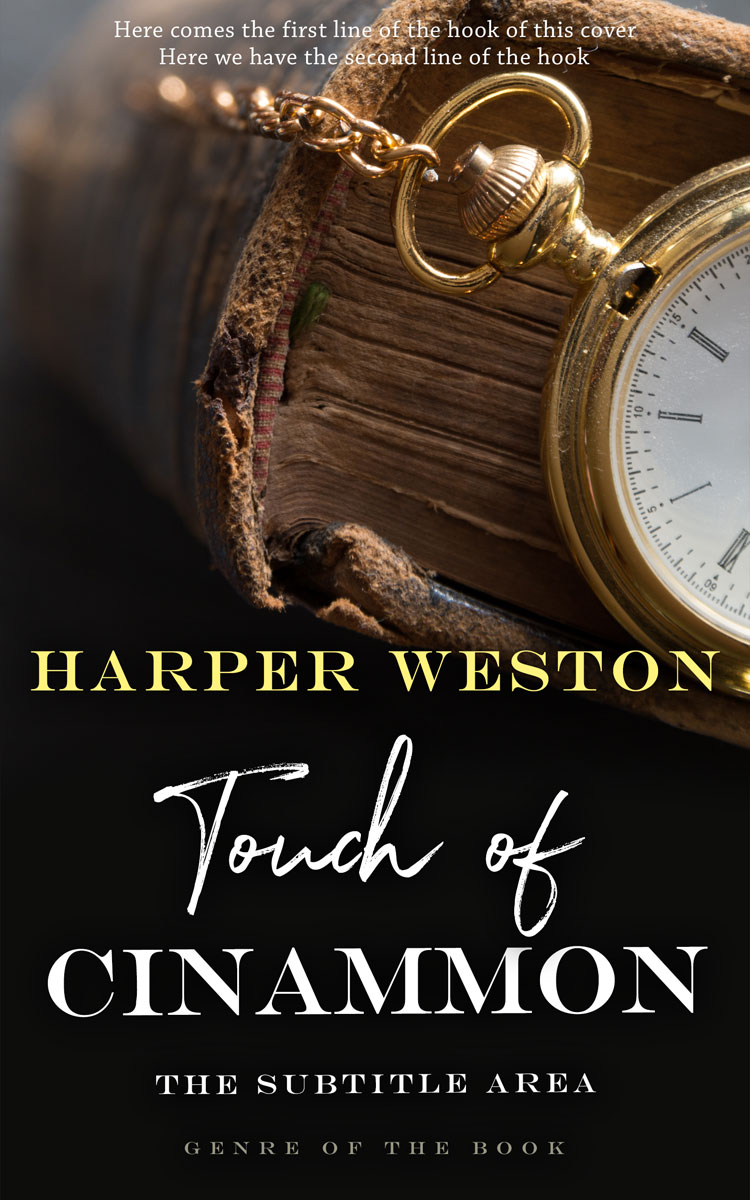 2D view of Premade Historical Book Cover - Oil