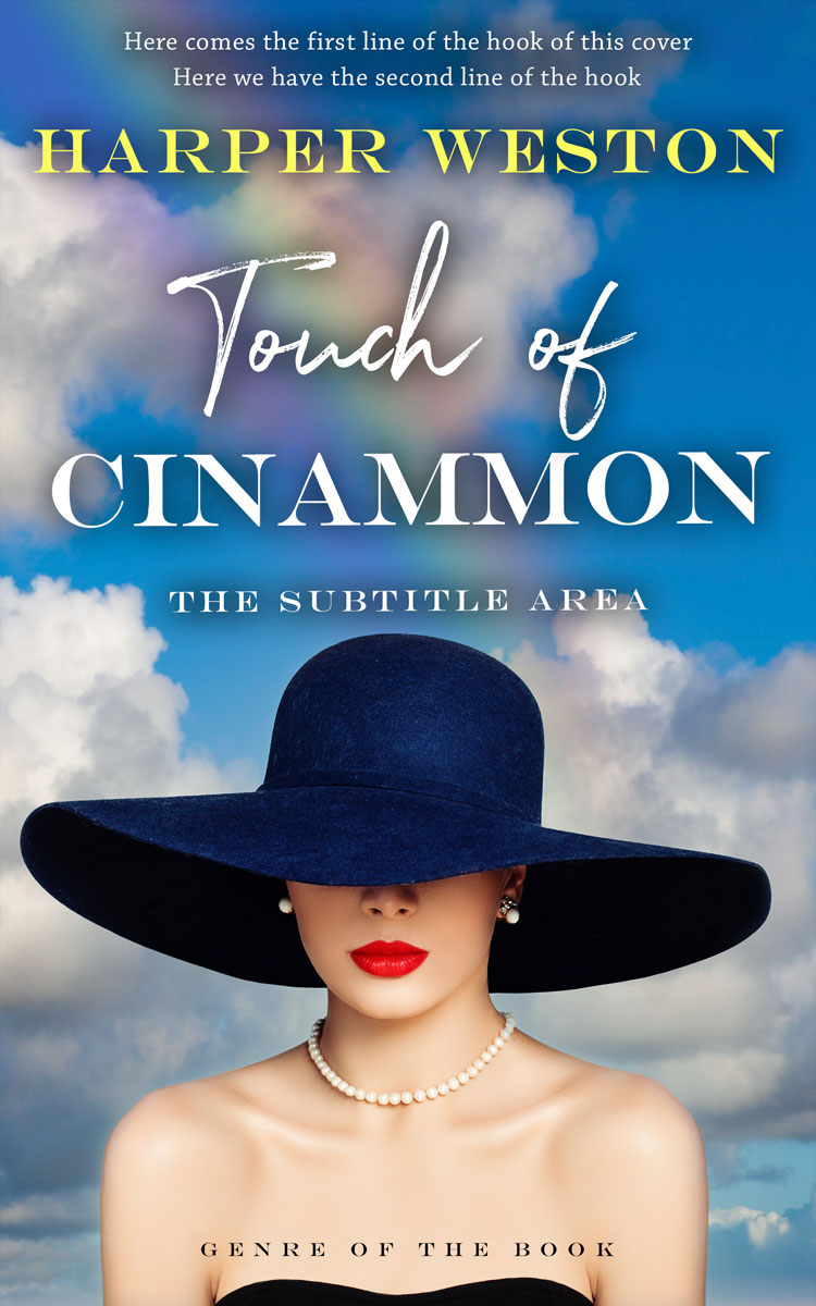 2D view of Premade Chick Lit Book Cover - Astral