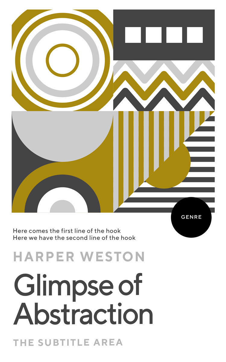 2D view of Premade Business Book Cover - Tundora