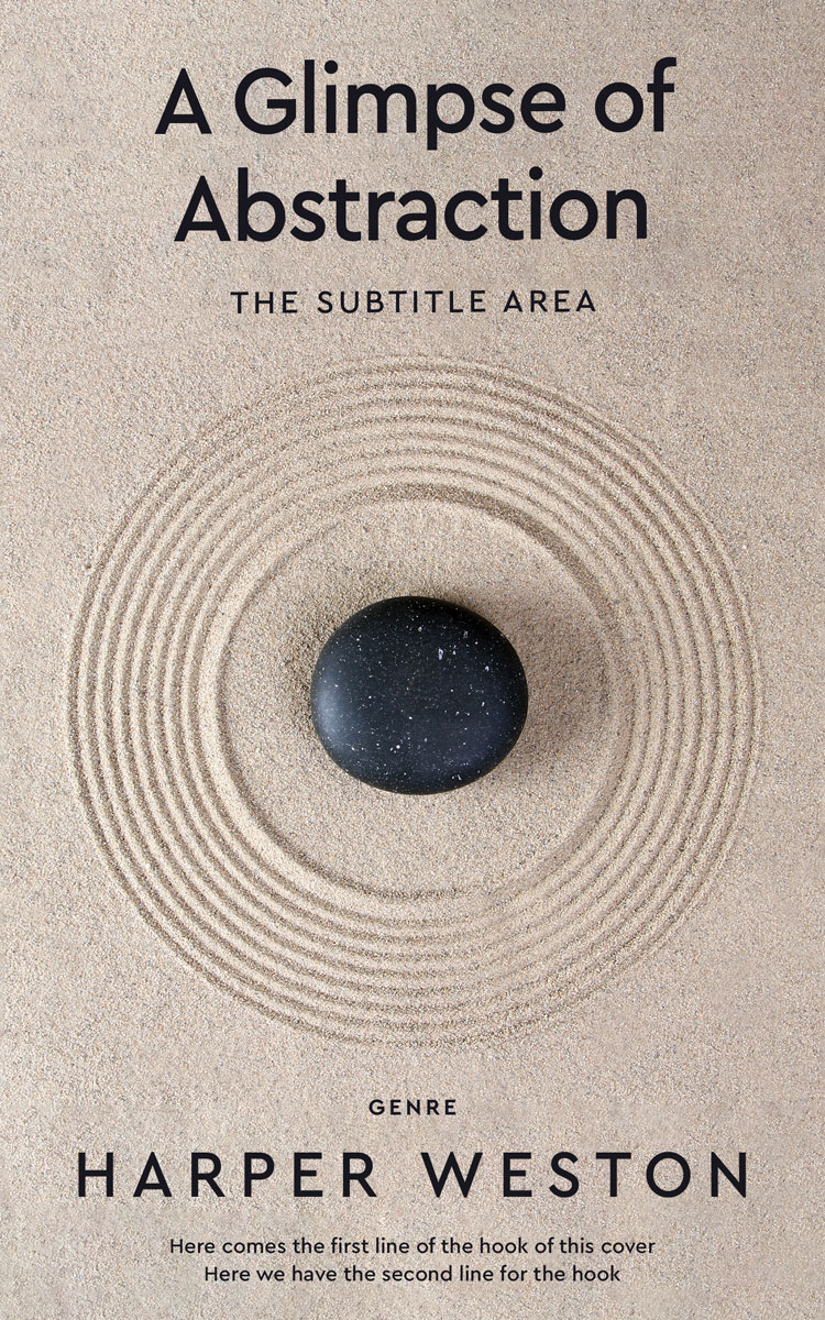 2D view of Premade Religion & Spirituality Book Cover - Bison Hide