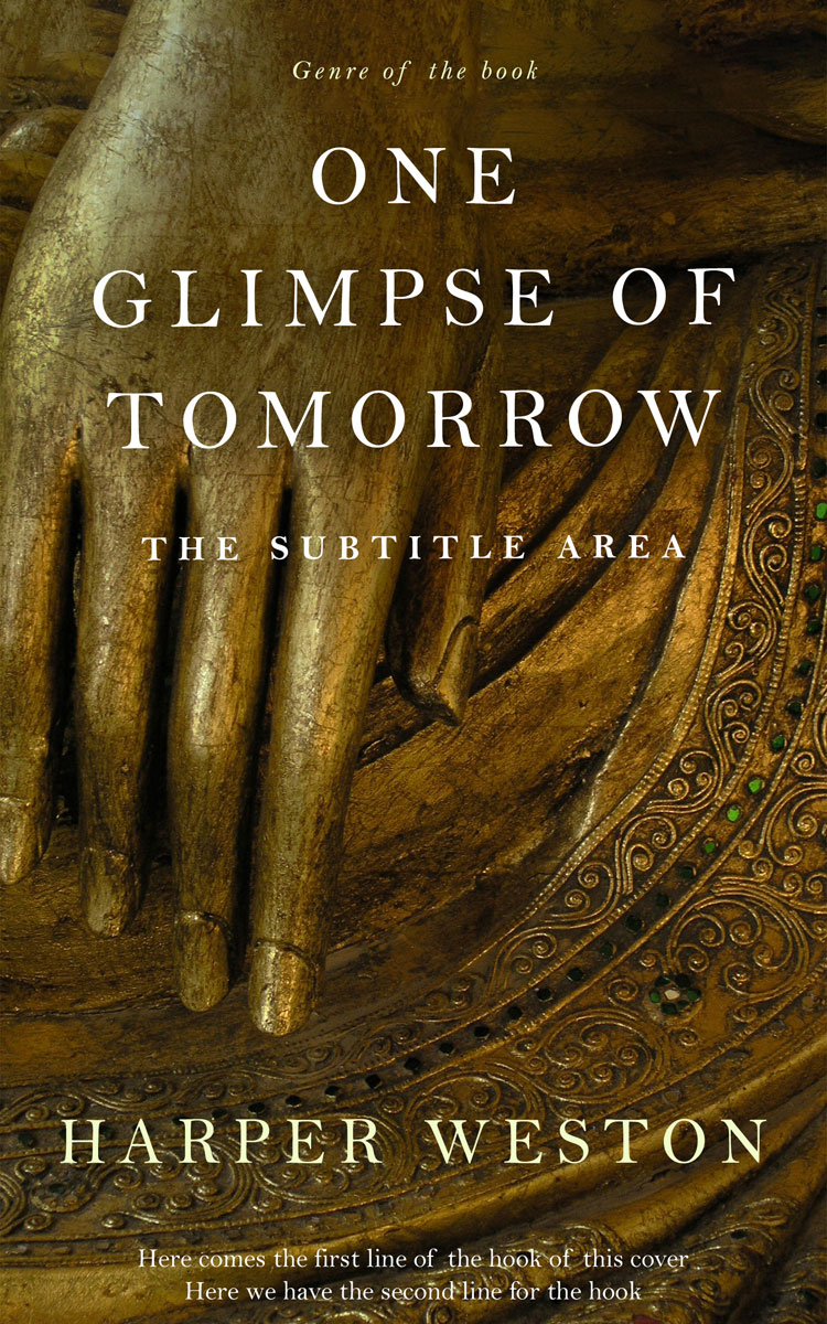 2D view of Premade Religion & Spirituality Book Cover - Bronzetone