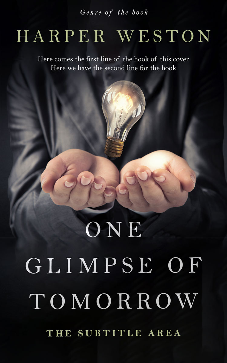 2D view of Premade Business Book Cover - Woodsmoke