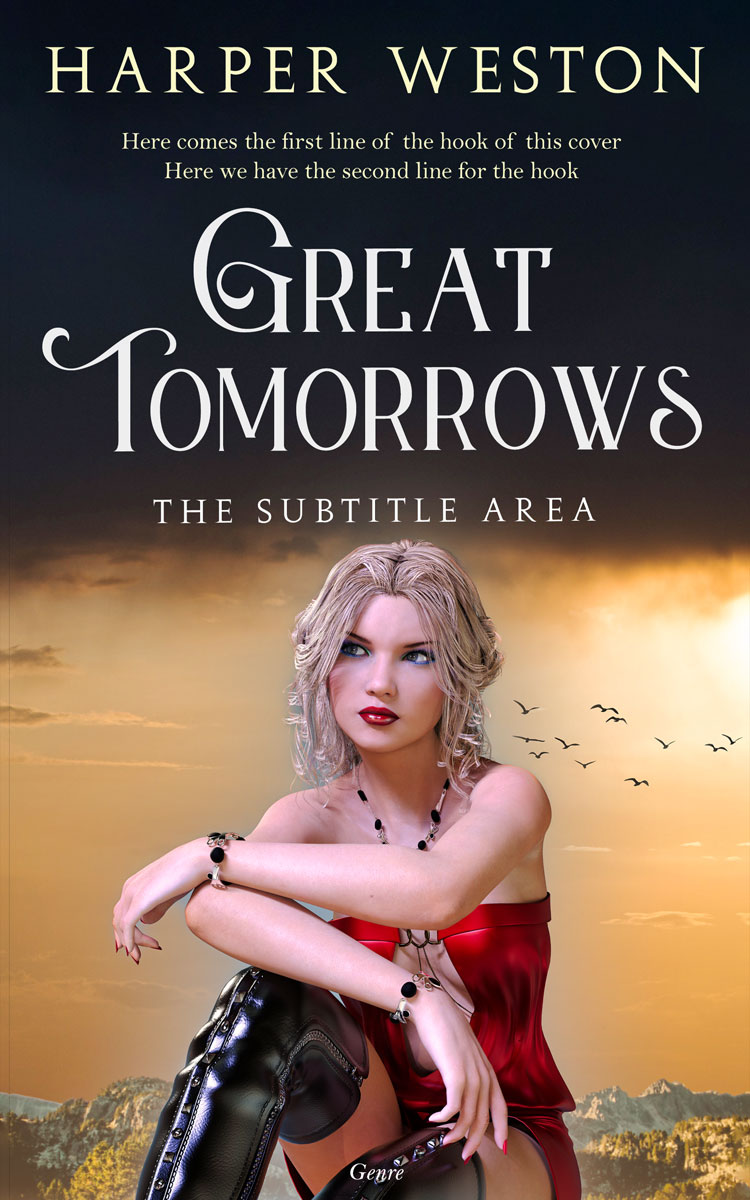 2D view of Premade Erotica Book Cover - Brandy