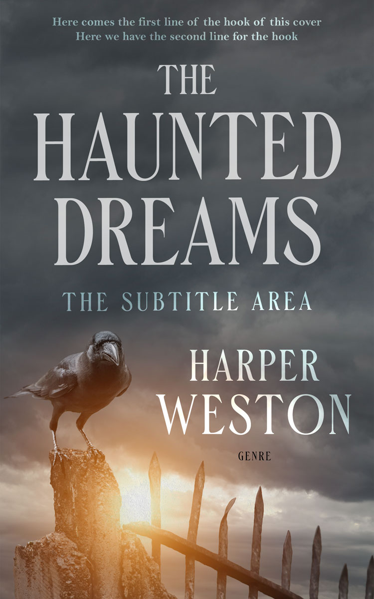 2D view of Premade Horror Book Cover - Abbey