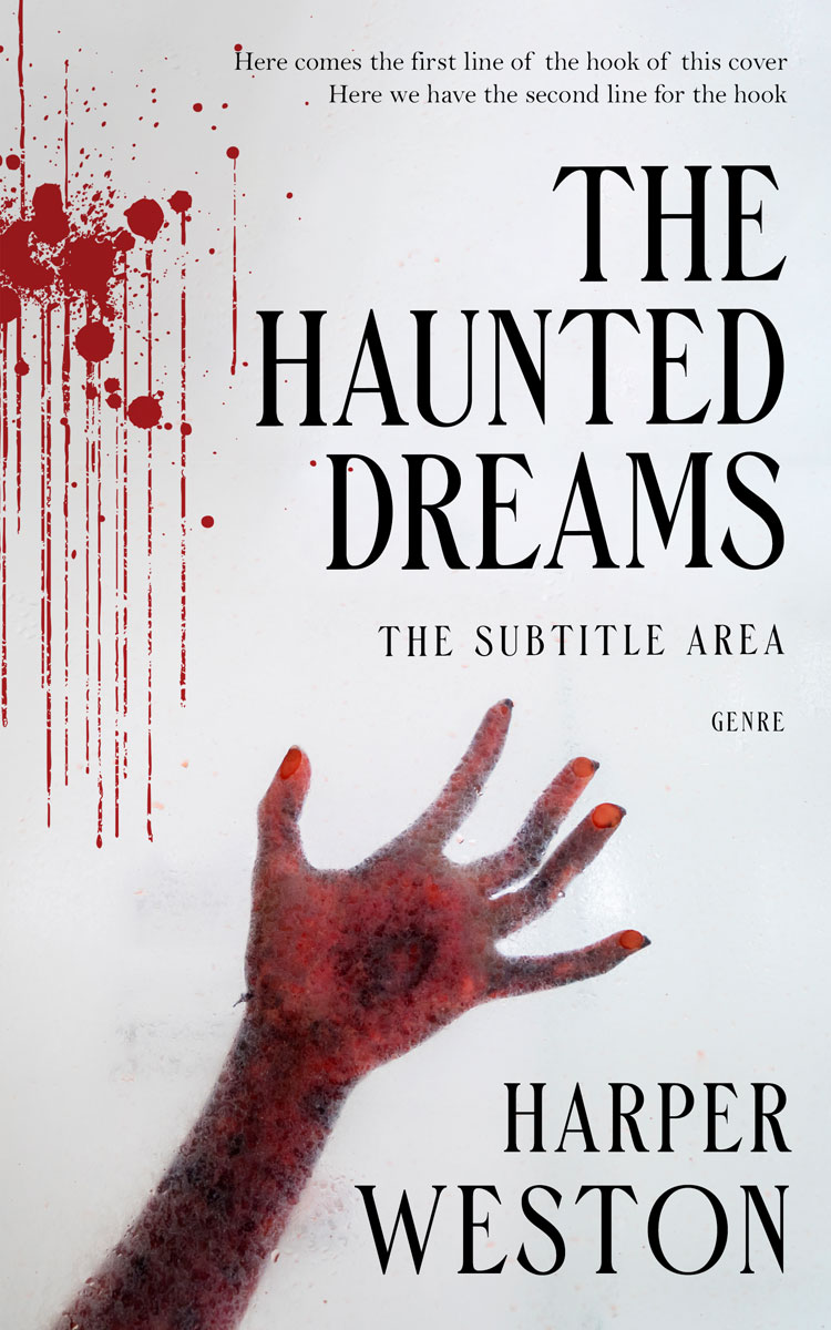 2D view of Premade Horror Book Cover - Iron