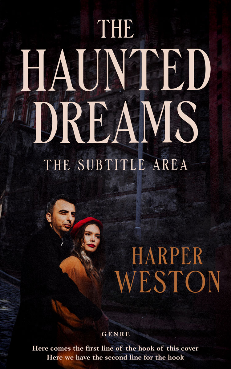 2D view of Premade Mystery & Thriller & Suspense Book Cover - Thunder