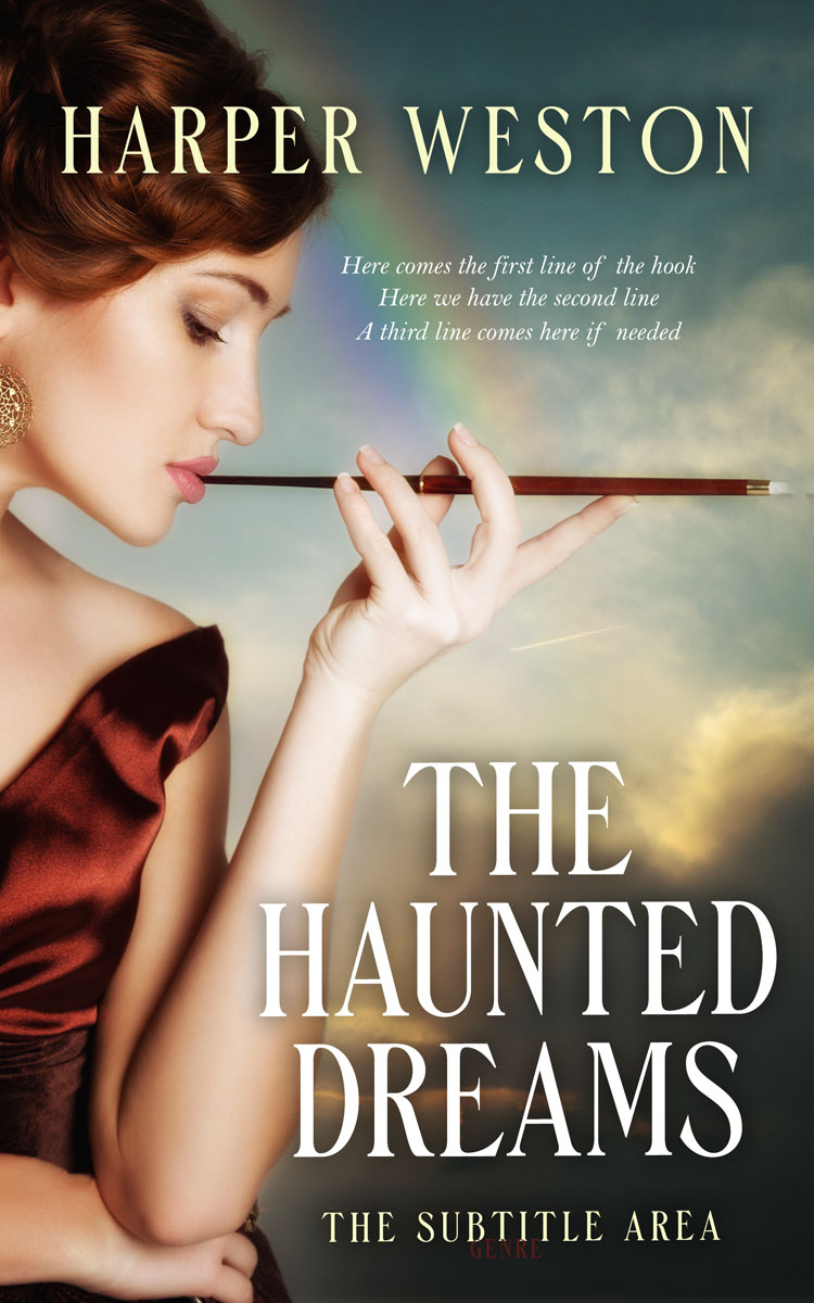 2D view of Premade Chick Lit Book Cover - Coral Reef