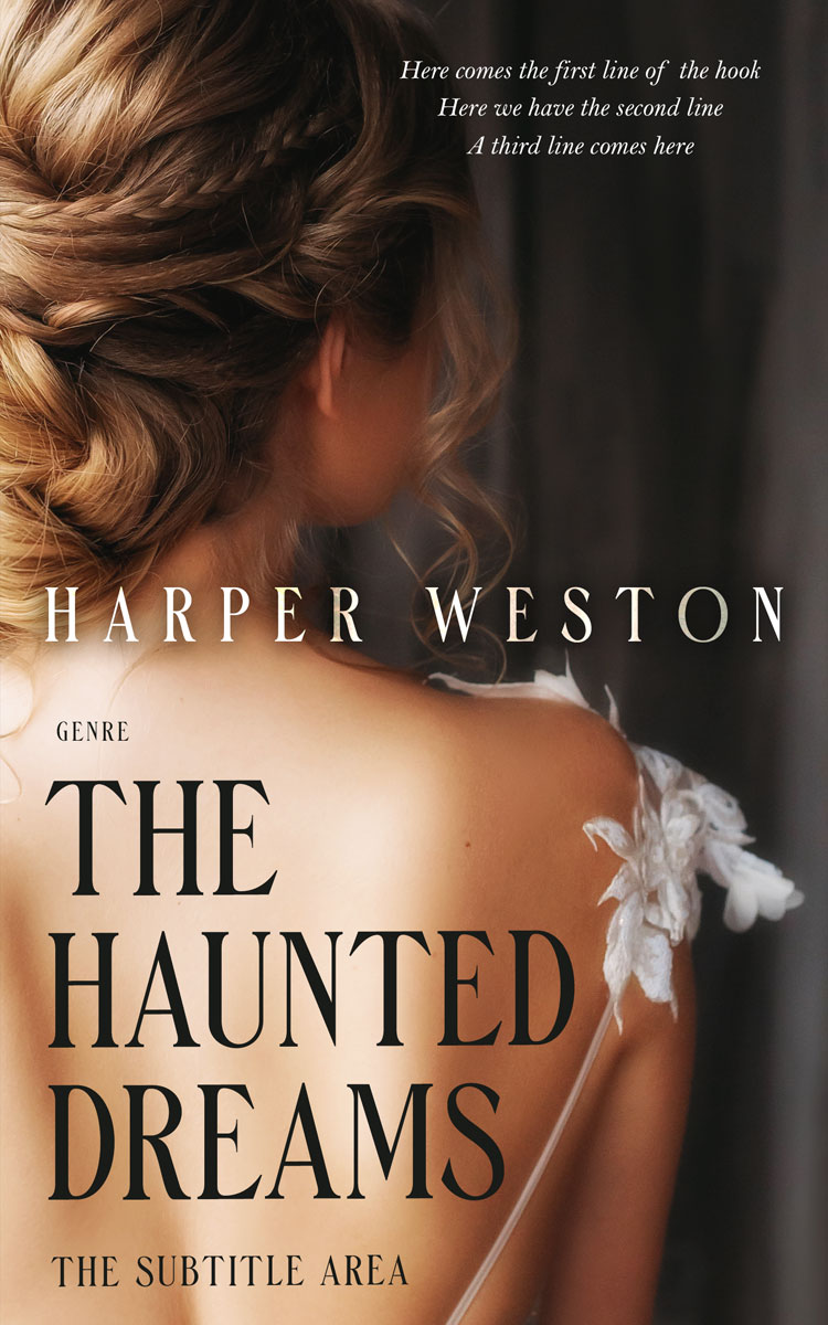 2D view of Premade Fantasy Book Cover - Cameo