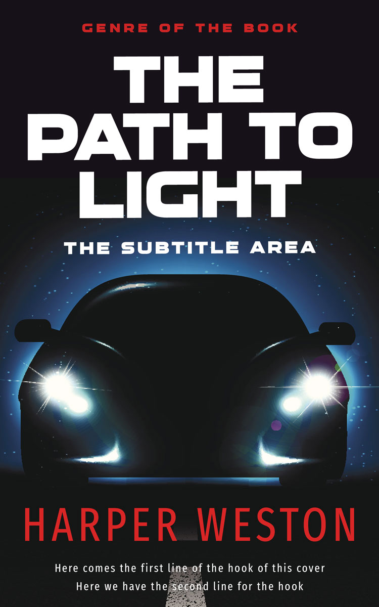 2D view of Premade Action & Adventure Book Cover - Woodsmoke