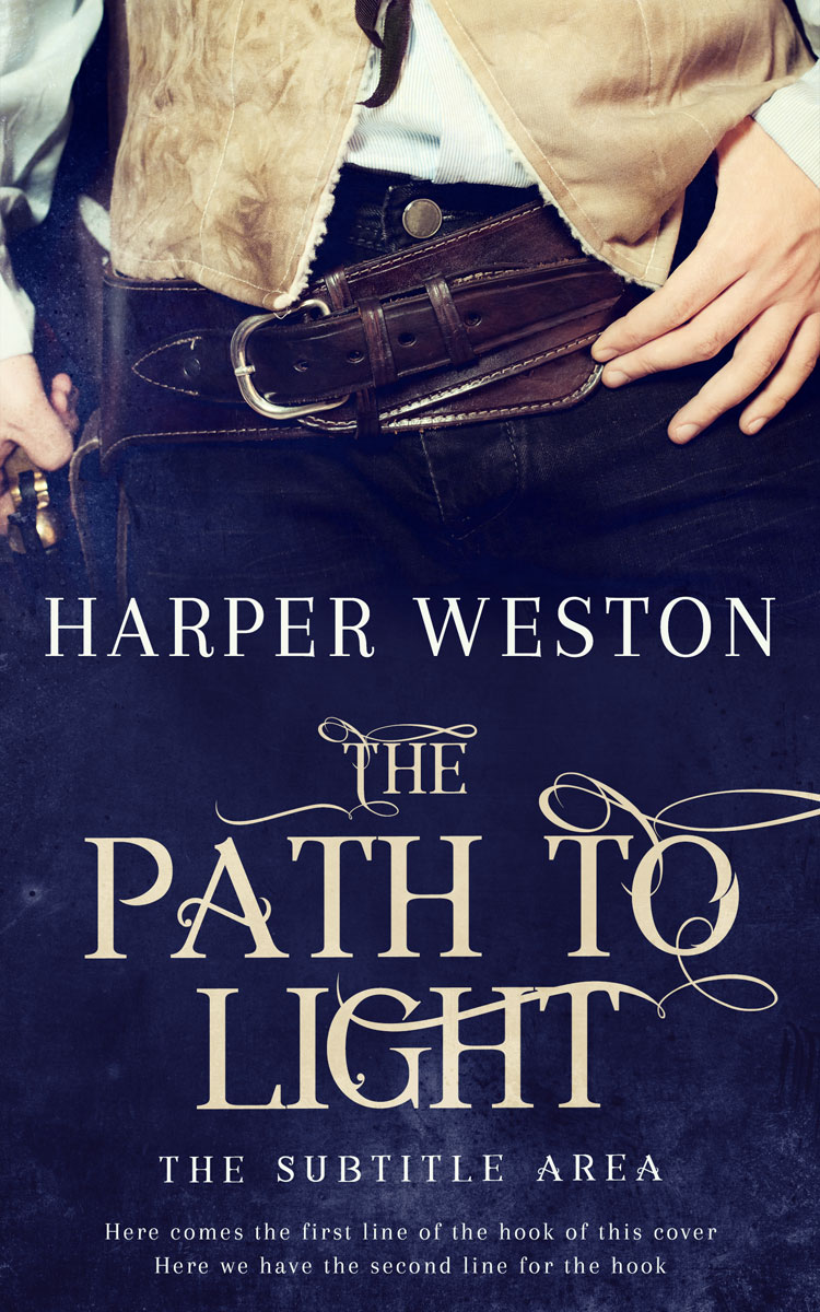 2D view of Premade Action & Adventure Book Cover - Akaroa