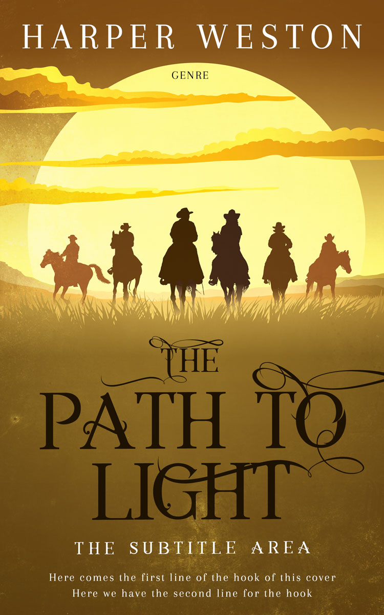 2D view of Premade Action & Adventure Book Cover - Kumera