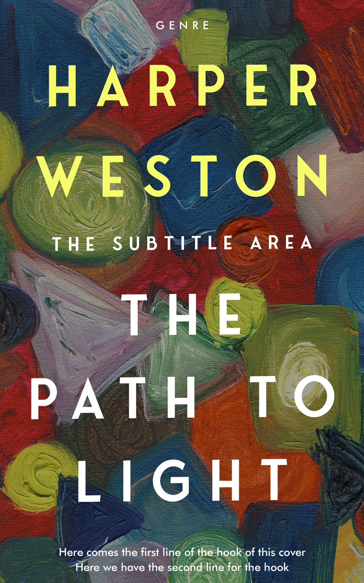 2D view of Premade Abstract Book Cover - Armadillo