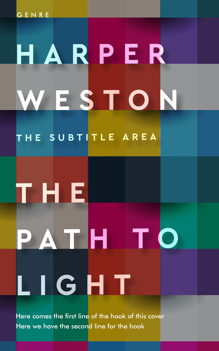 2D view of Premade Abstract Book Cover - Roman Coffee