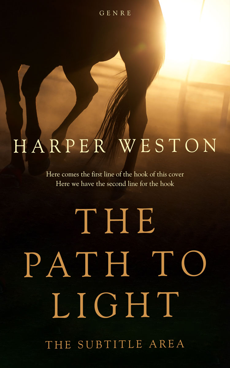 2D view of Premade Western Book Cover - Crowshead