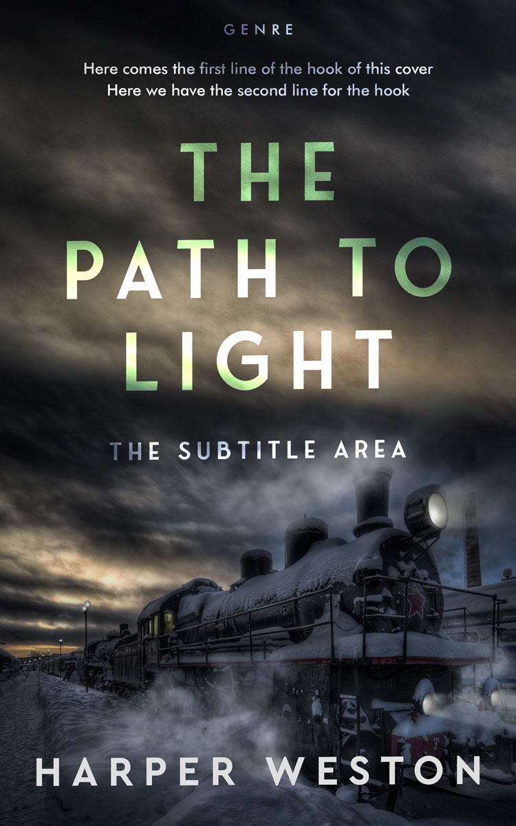 2D view of Premade Mystery & Thriller & Suspense Book Cover - Shark