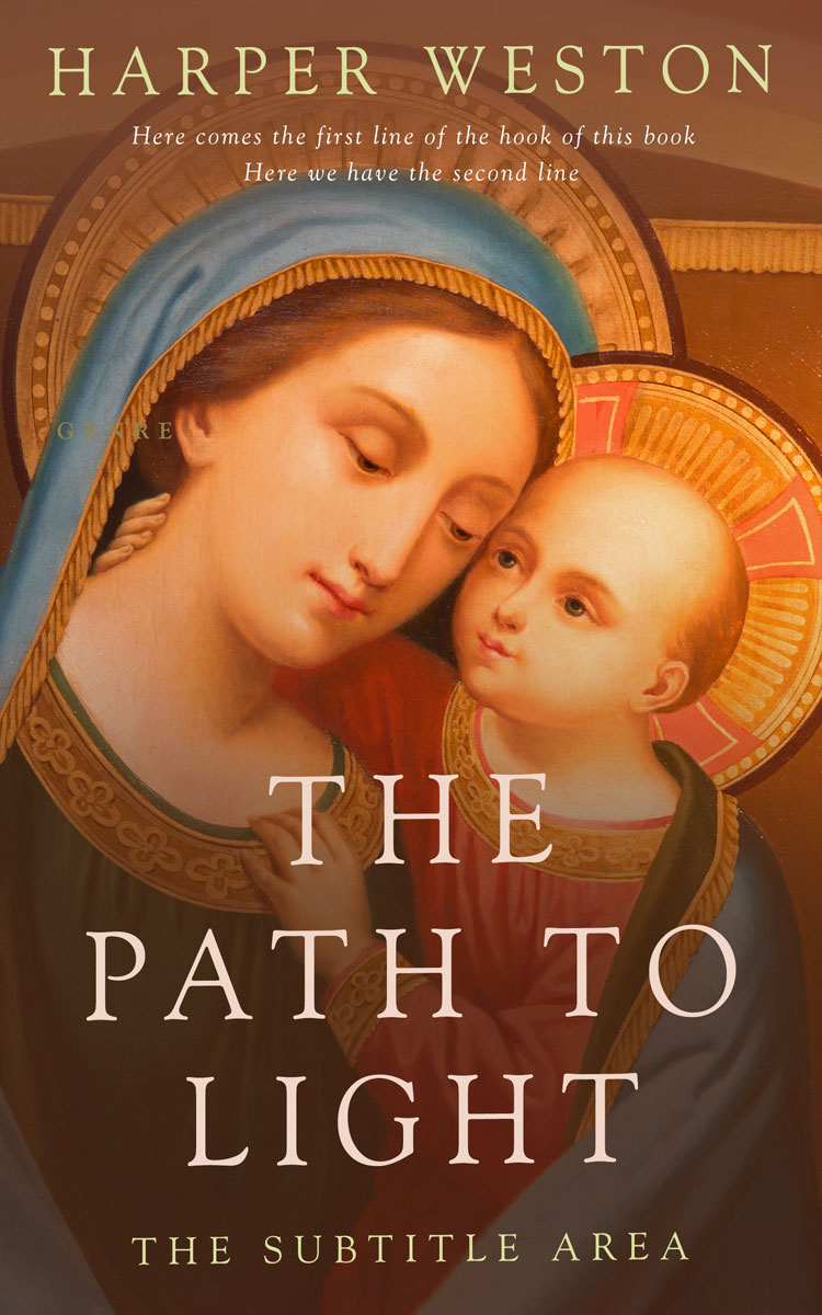 2D view of Premade Religion & Spirituality Book Cover - Pickled Bean