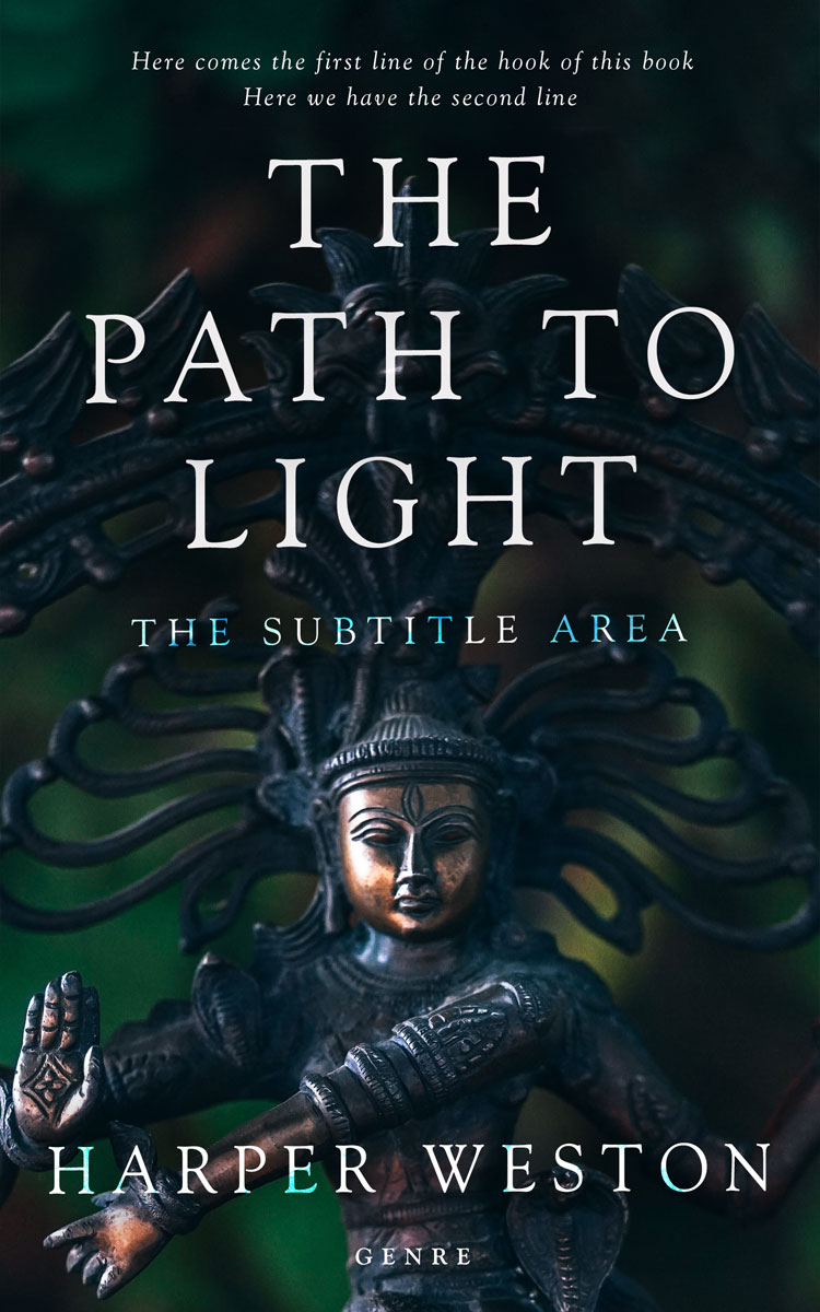 2D view of Premade Religion & Spirituality Book Cover - Aztec