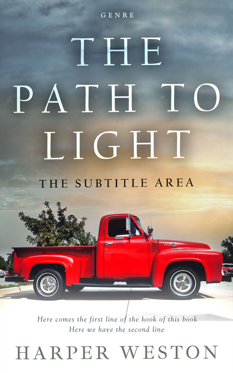 2D view of Premade Literary Fiction Book Cover - Sirocco