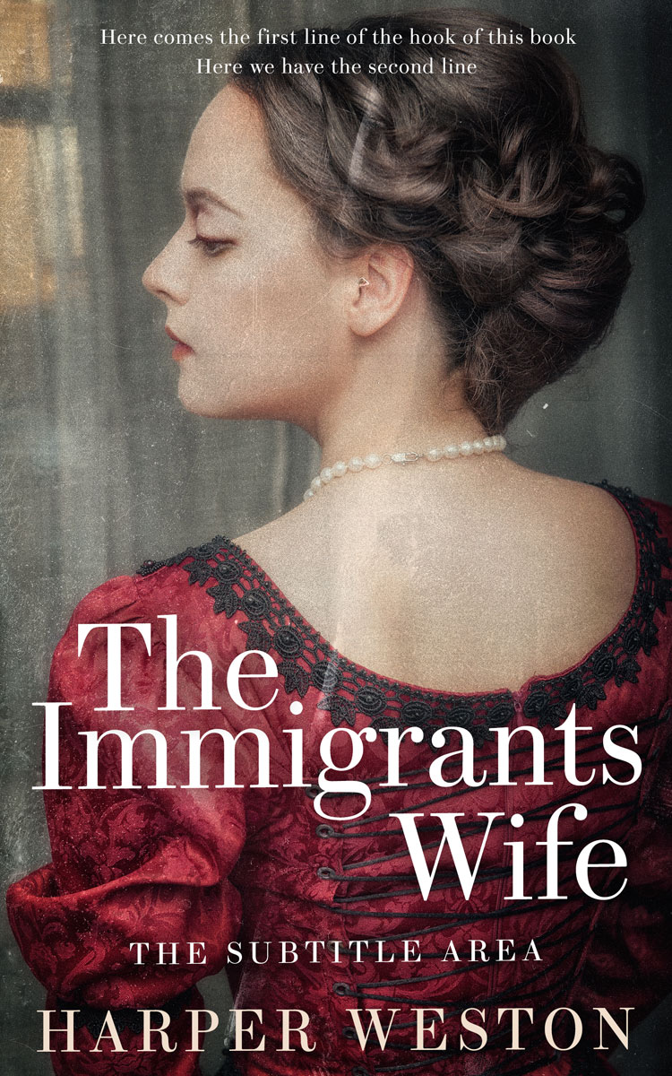 2D view of Premade Historical Book Cover - Woody Brown