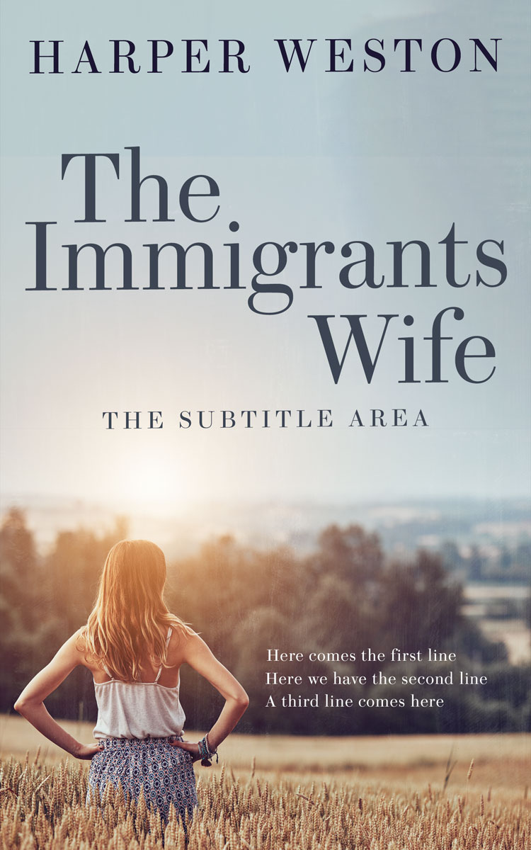 2D view of Premade Literary Fiction Book Cover - Cloud