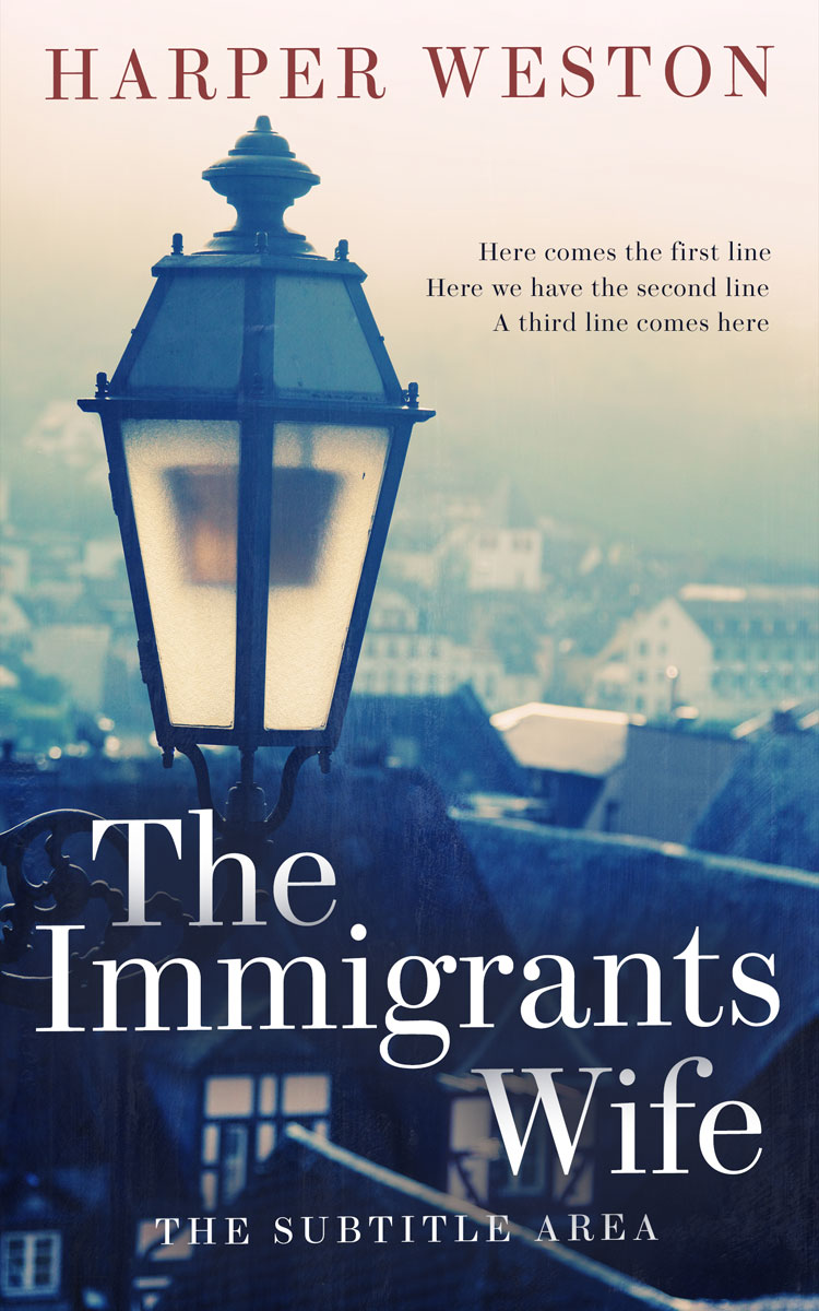 2D view of Premade Historical Book Cover - White Rock