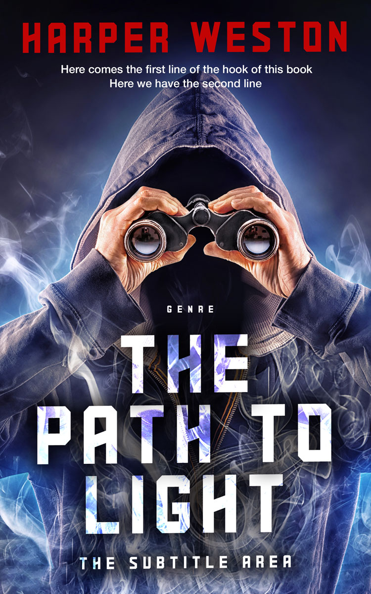 2D view of Premade Mystery & Thriller & Suspense Book Cover - Ebony Clay