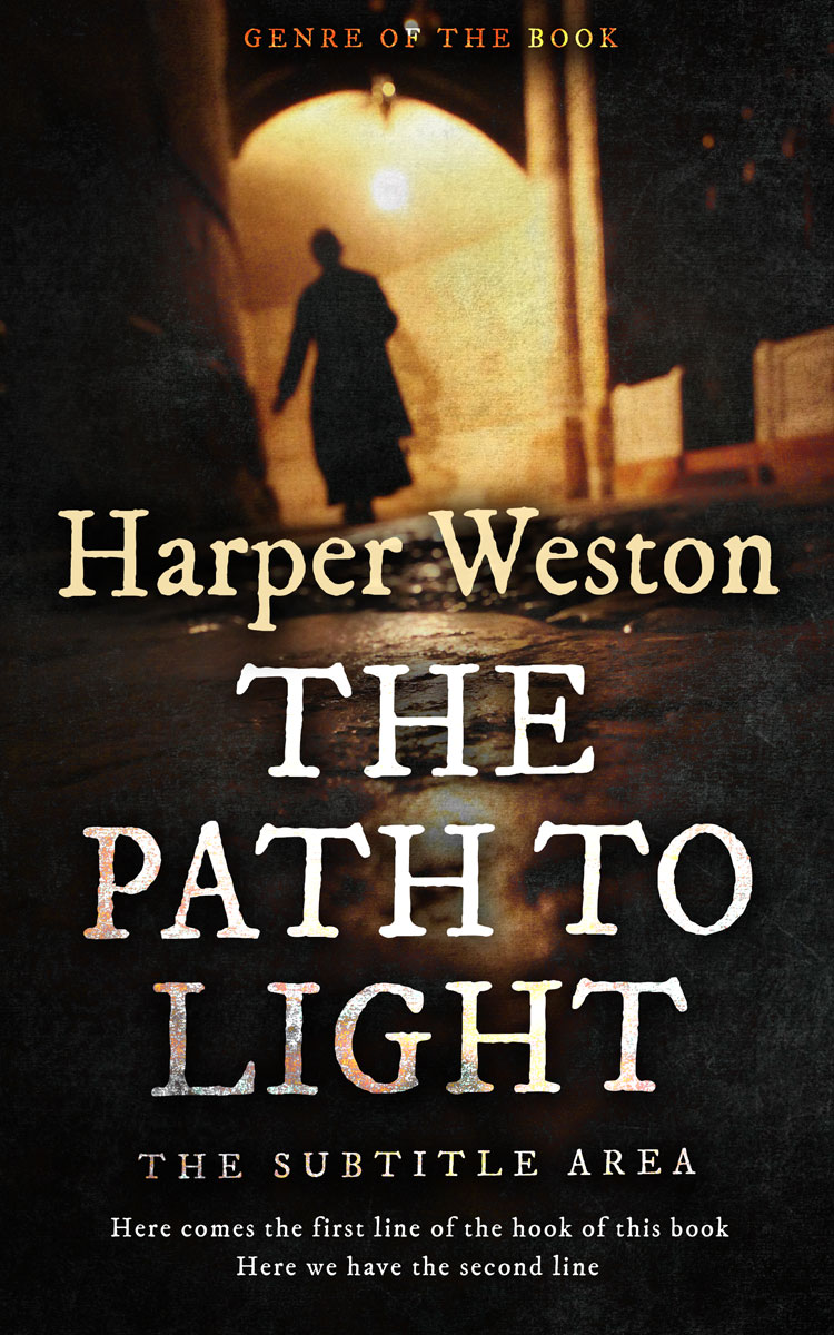 2D view of Premade Mystery & Thriller & Suspense Book Cover - Tan