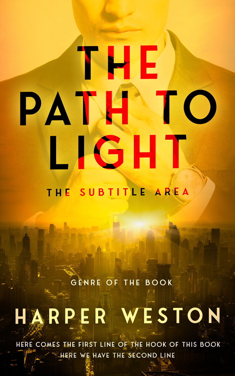 2D view of Premade Mystery & Thriller & Suspense Book Cover - Jacko Bean