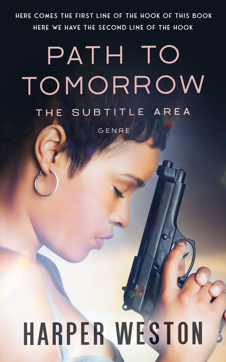 2D view of Premade Mystery & Thriller & Suspense Book Cover - Charade