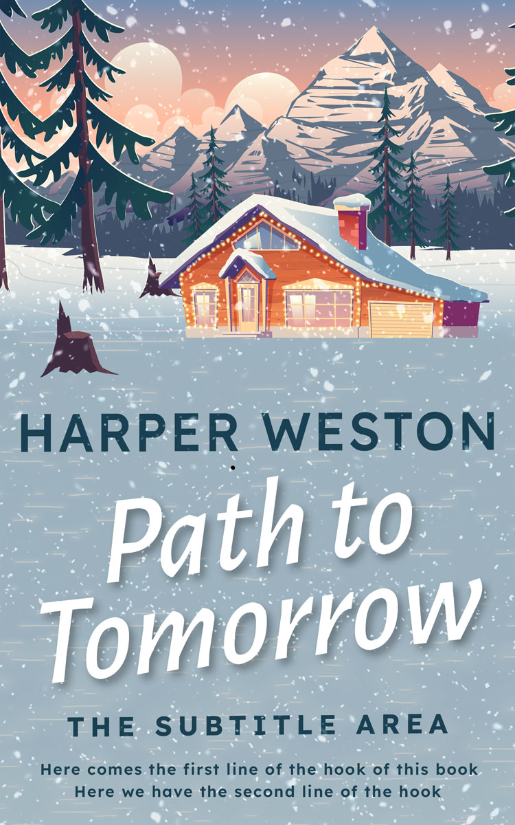 2D view of Premade Literary Fiction Book Cover - Gull Gray