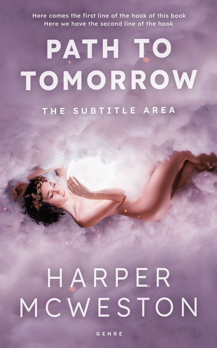 2D view of Premade Erotica Book Cover - Mountbatten Pink