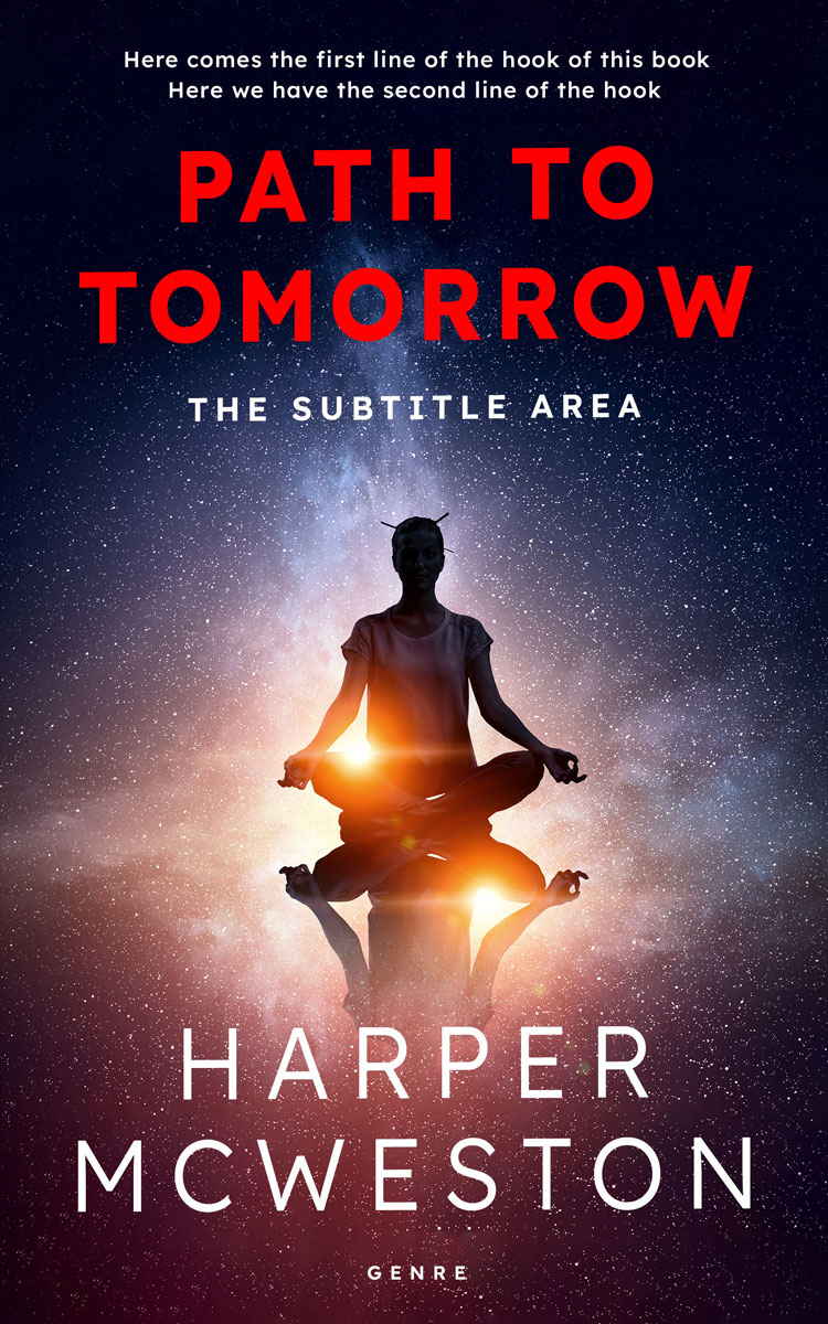 2D view of Premade Health & Mind & Body Book Cover - New York Pink