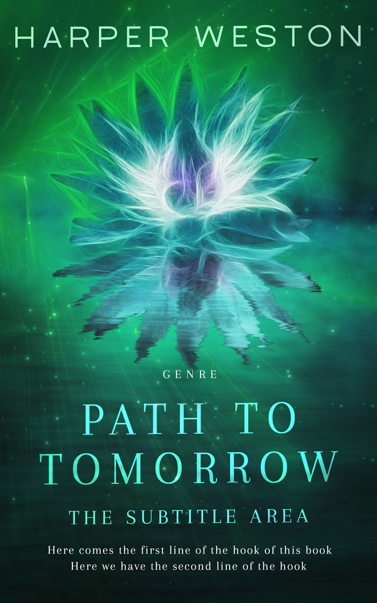 2D view of Premade Health & Mind & Body Book Cover - Elephant