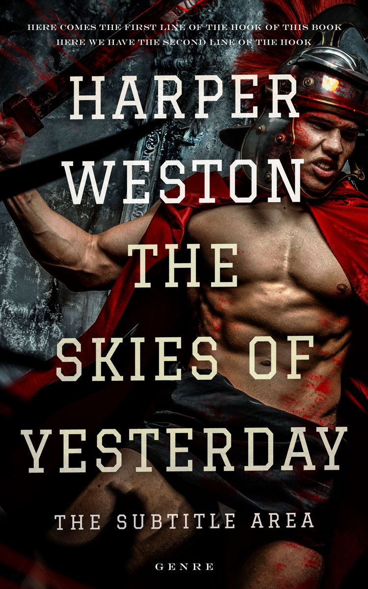 2D view of Premade Historical Book Cover - Rodeo Dust