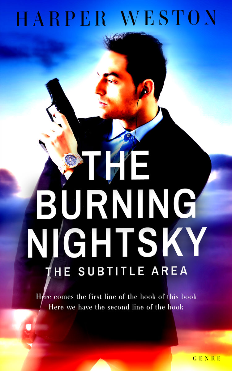 2D view of Premade Mystery & Thriller & Suspense Book Cover - Coffee Bean