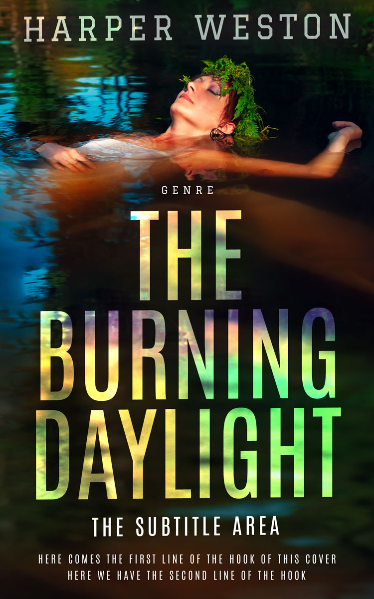 2D view of Premade Mystery & Thriller & Suspense Book Cover - Rangoon Green