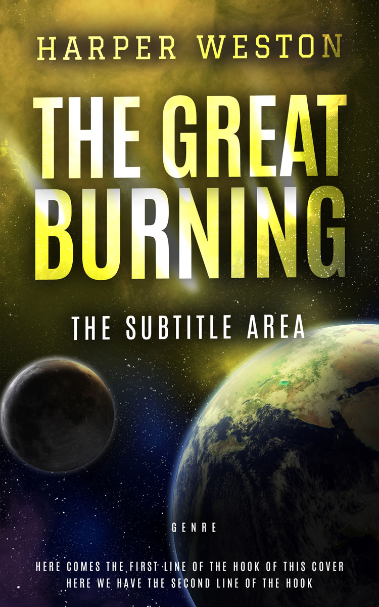 2D view of Premade Apocalyptica Book Cover - Tacha