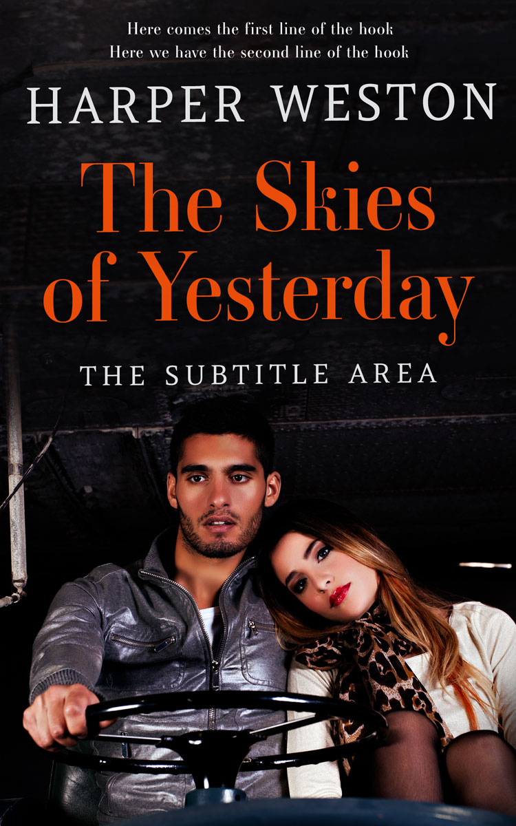 2D view of Premade Romance Book Cover - Woodsmoke