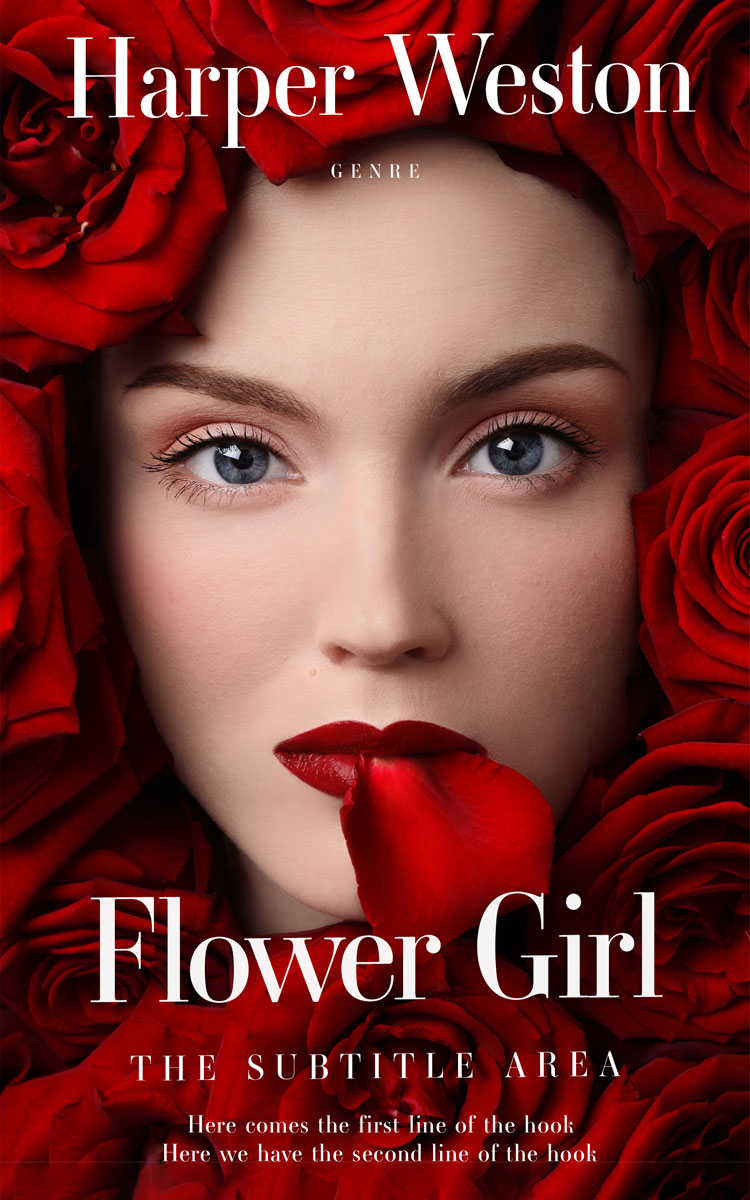 2D view of Premade Romance Book Cover - Van Cleef