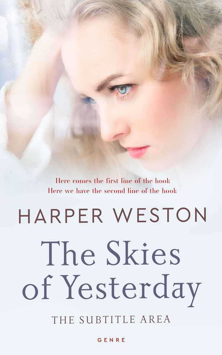 2D view of Premade Romance Book Cover - Ebb