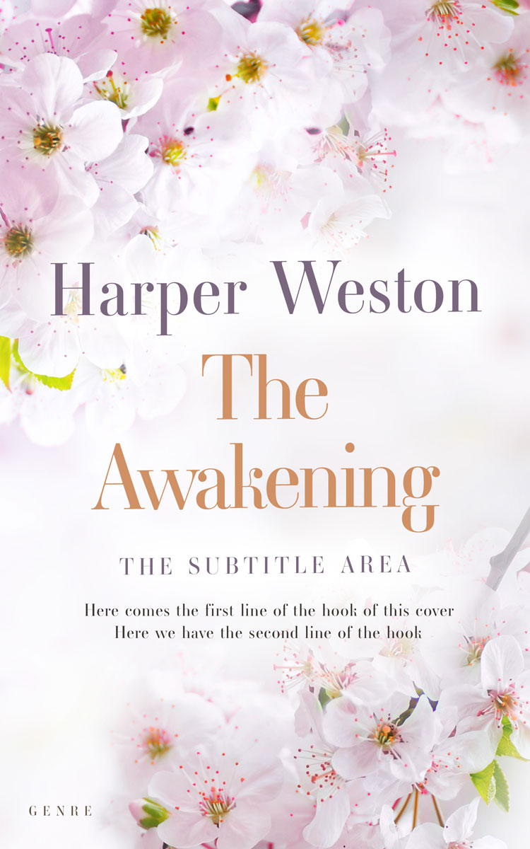 2D view of Premade Nature Book Cover - Ebb