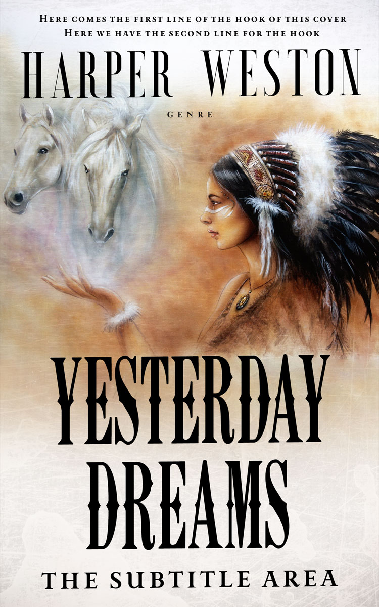 2D view of Premade Fantasy Book Cover - Wafer