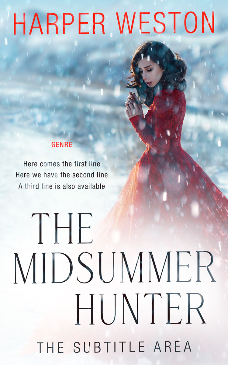 2D view of Premade Romance Book Cover - Geyser