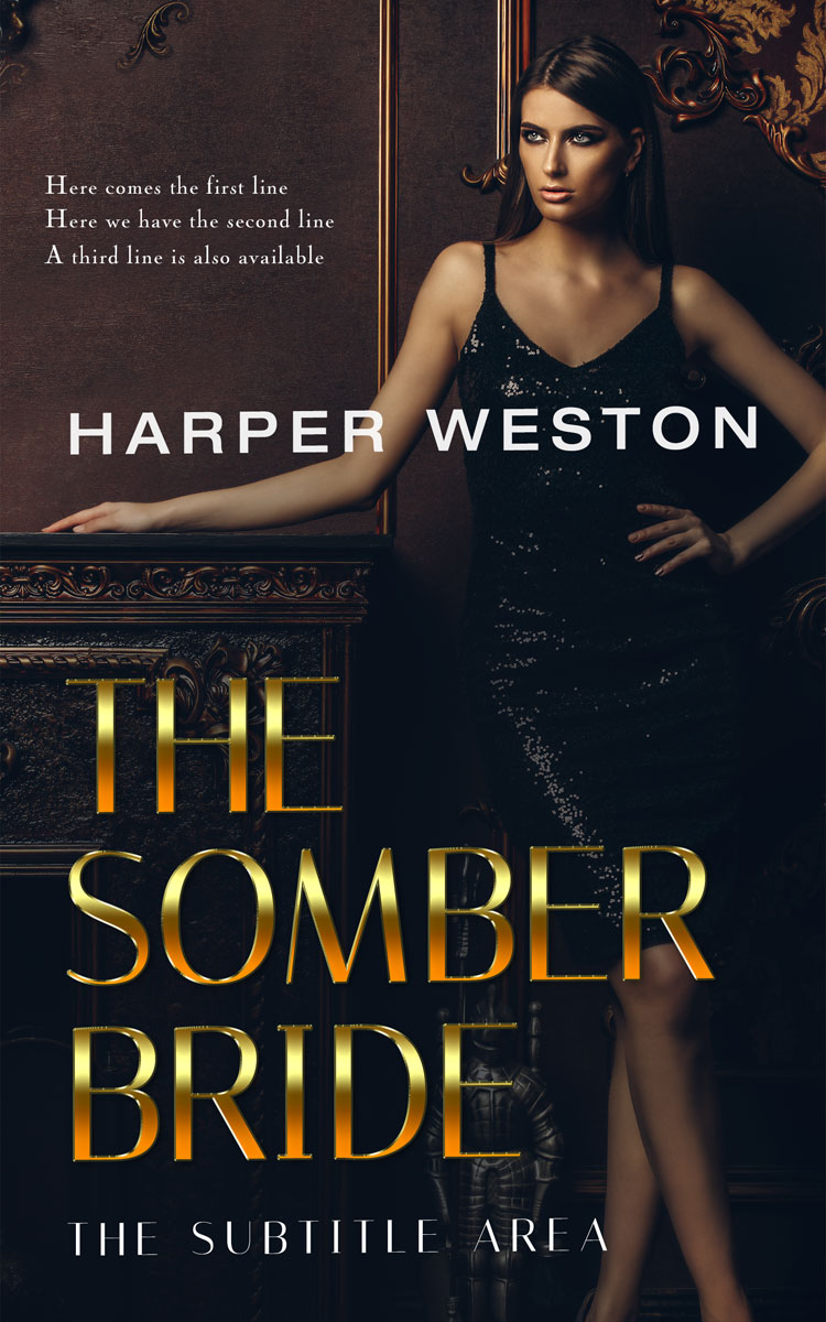 2D view of Premade Romance Book Cover - Shark