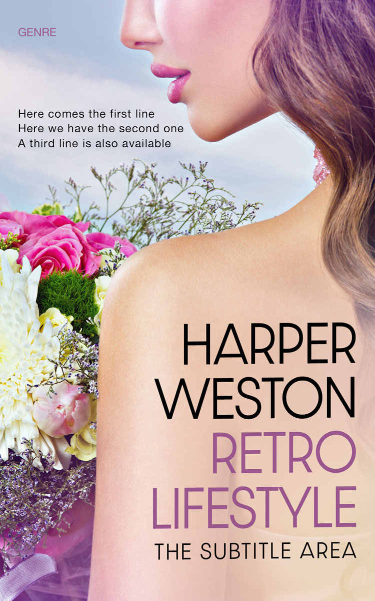 2D view of Premade Romance Book Cover - Wafer