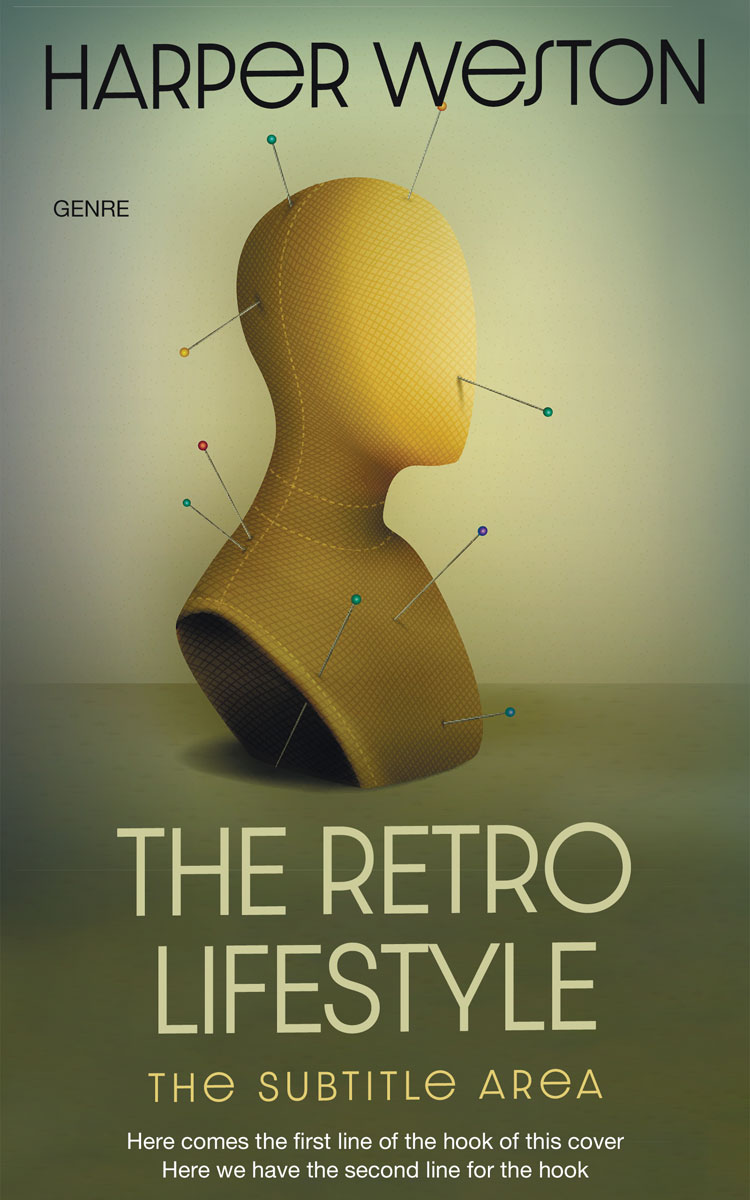 2D view of Premade Surreal Book Cover - Go Ben