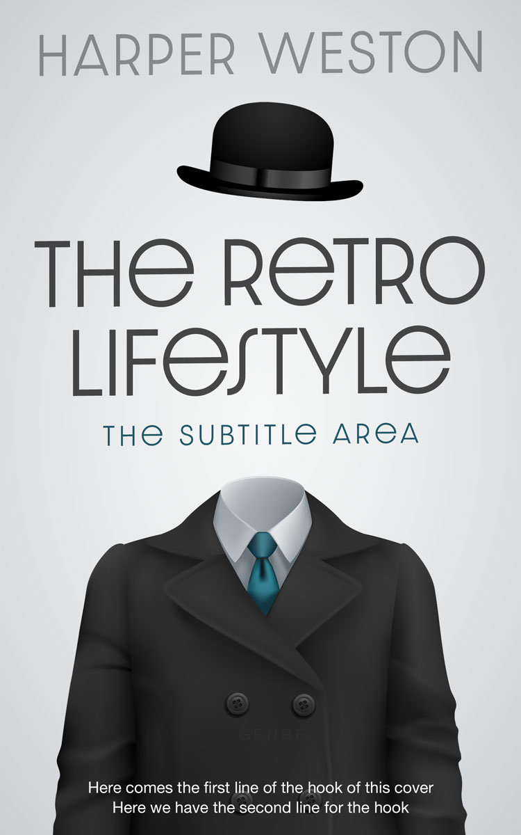 2D view of Premade Business Book Cover - Shark