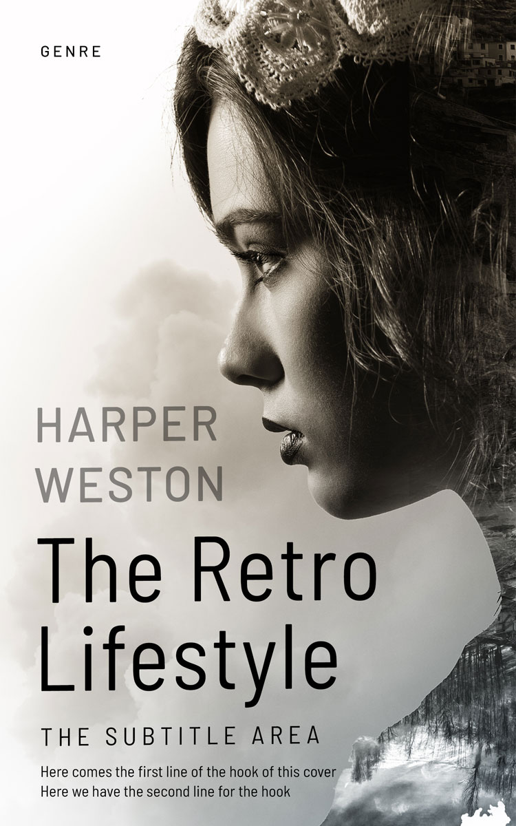 2D view of Premade Literary Fiction Book Cover - Cloud