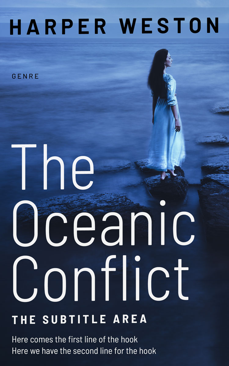 2D view of Premade Mystery & Thriller & Suspense Book Cover - Big Stone