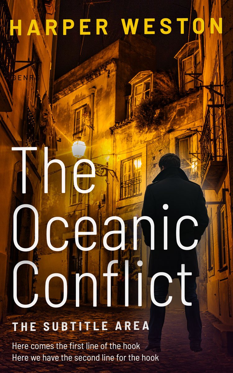 2D view of Premade Mystery & Thriller & Suspense Book Cover - Di Serria